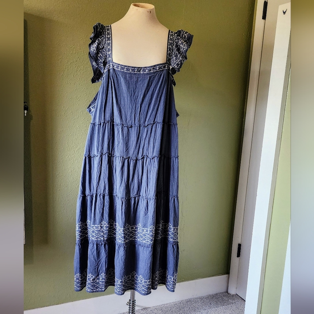 Knox Rose Charcoal Sleeveless Dress Size 4x